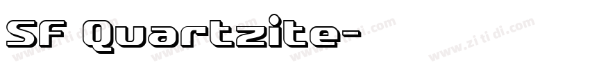 SF Quartzite字体转换